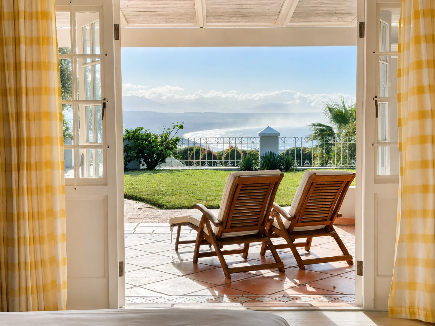 Clementine Cottage patio view